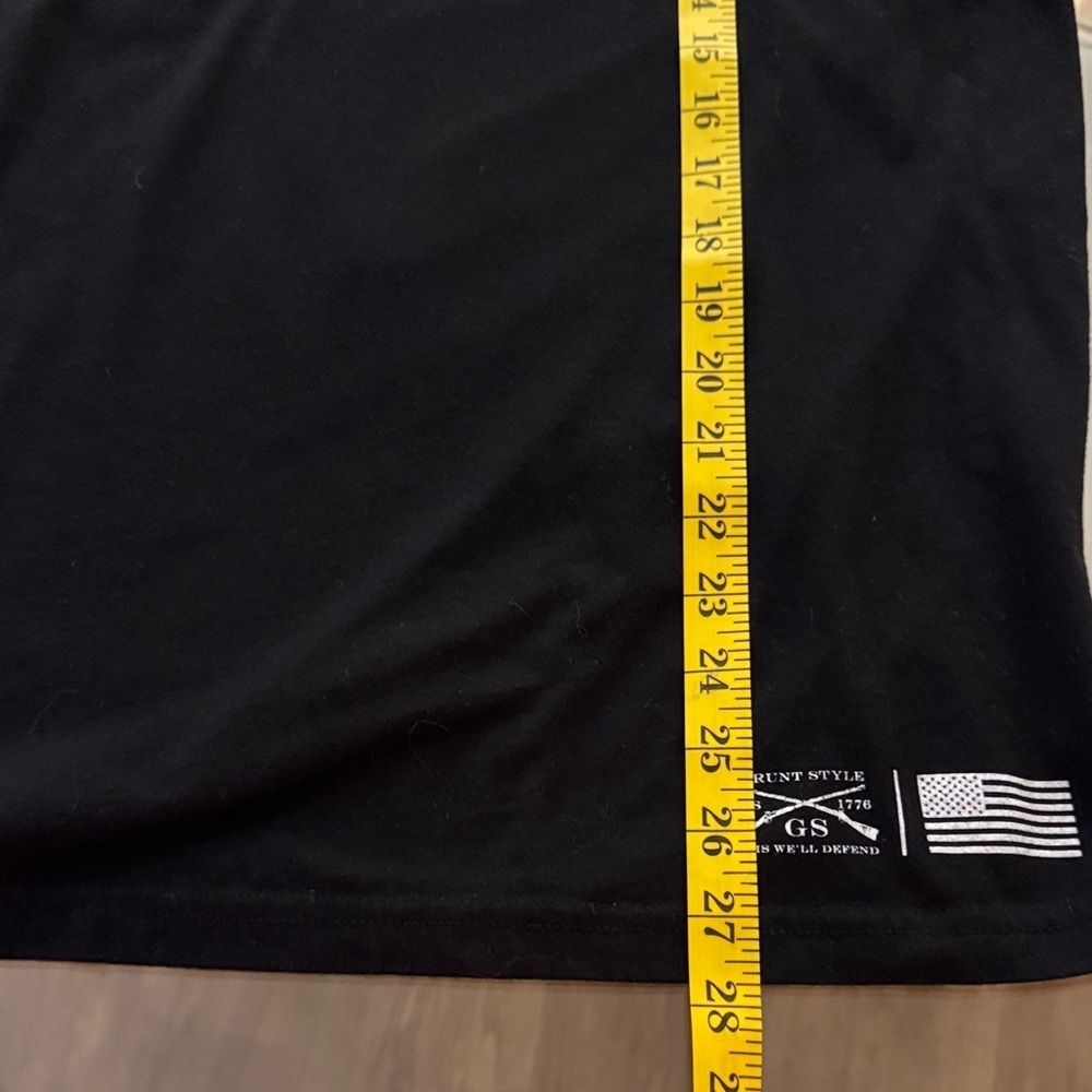 Grunt Style Black Tee with Green Salty Design - Picture 7 of 7